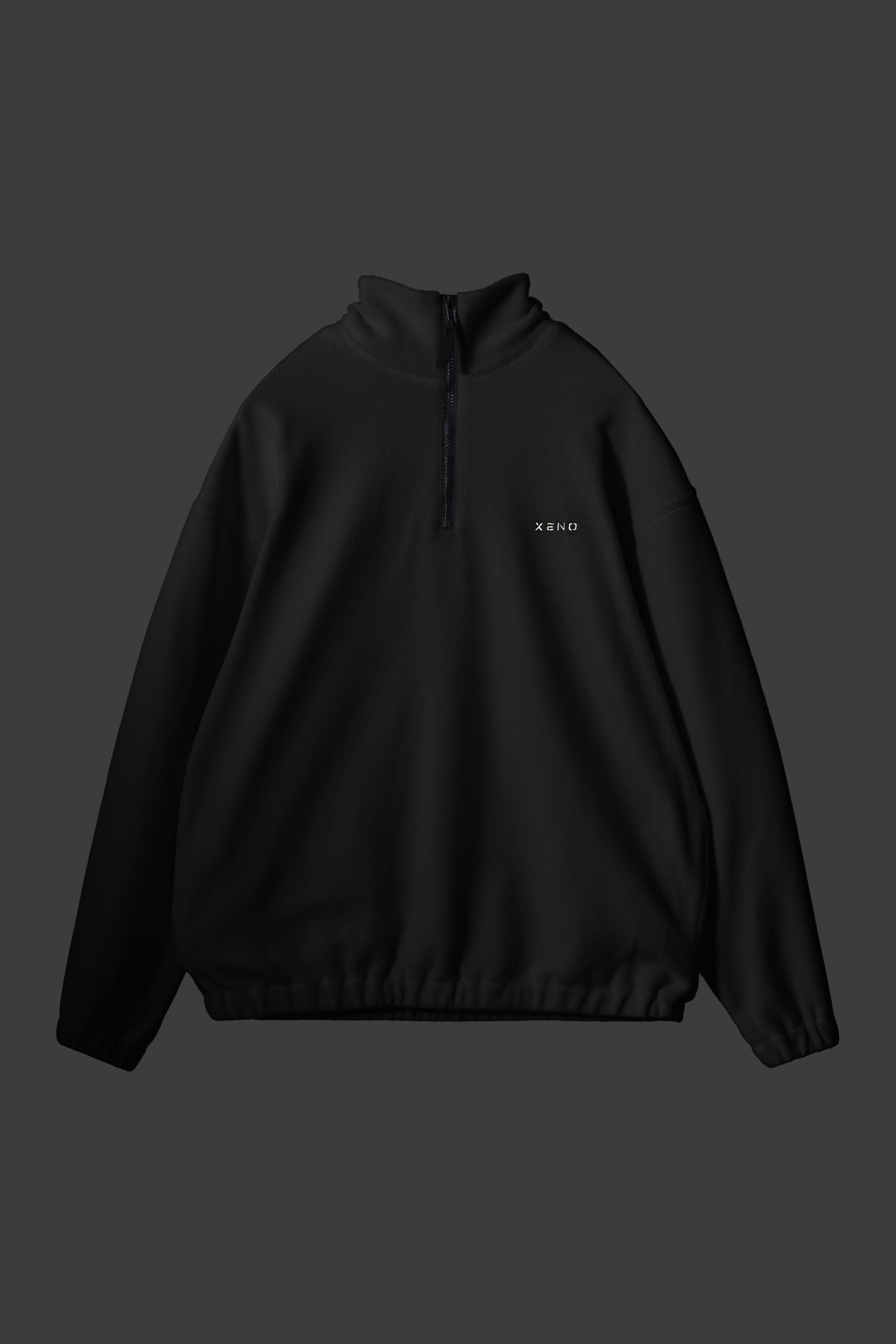 【即納】 HALF FLEECE MICRO XENO ZIP Black JACKET その他