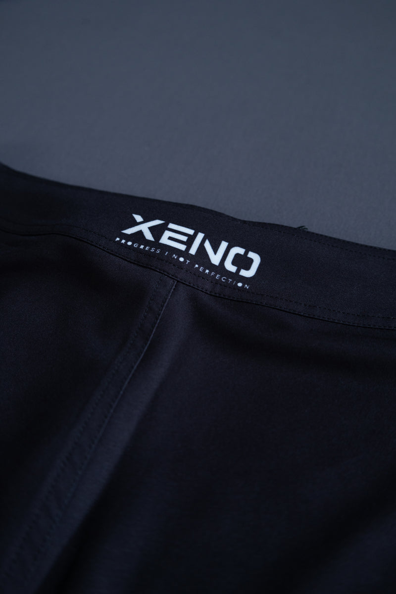 XENO COLOR BLOCK STAGE SHORTS Black×Purple