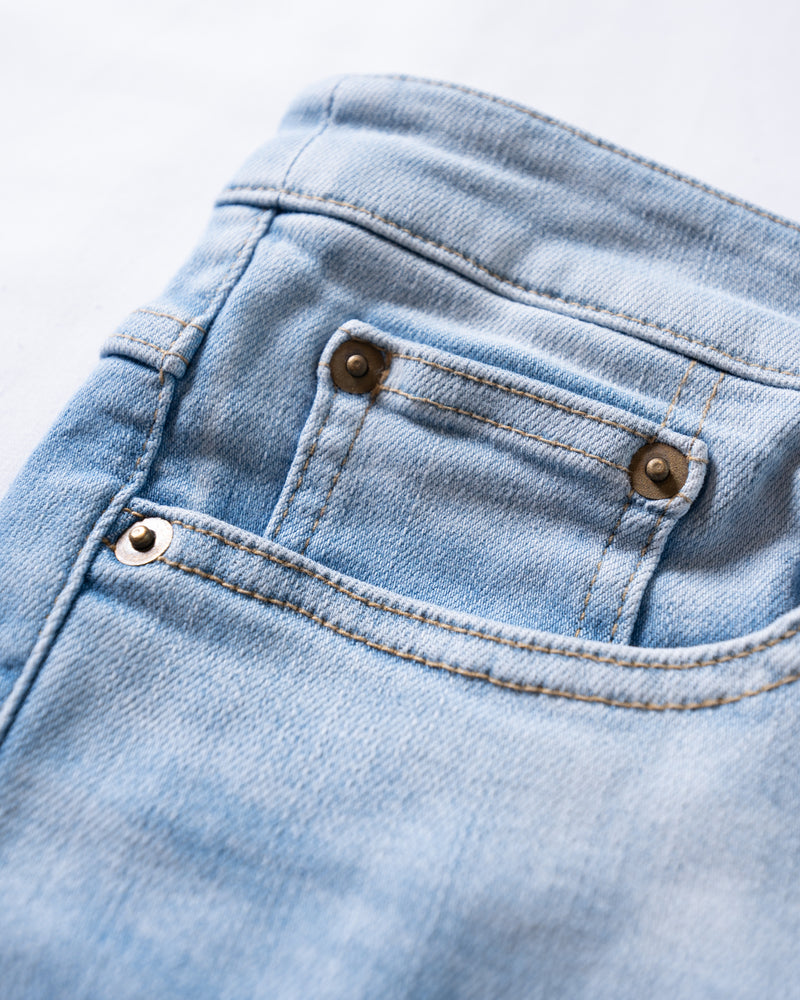 SILVA DENIM PANTS "CLASS 9" DAMAGED LIGHT INDIGO