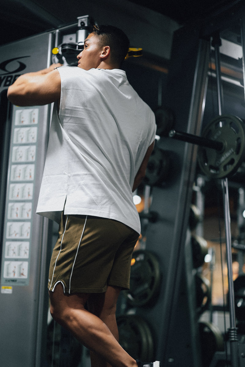 XENO BOXING SWEAT SHORTS Khaki