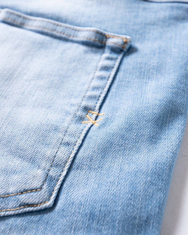 SILVA DENIM PANTS "CLASS 9" DAMAGED LIGHT INDIGO