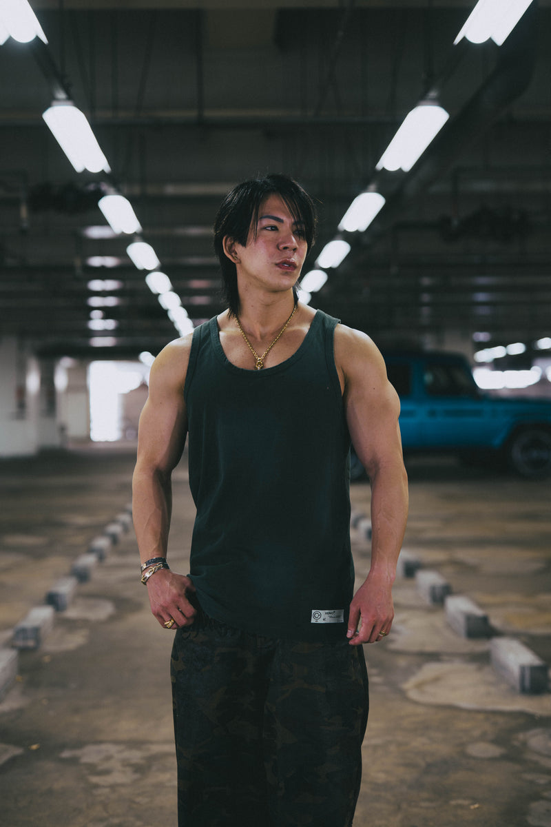 XENO DAMAGE TANKTOP GREEN