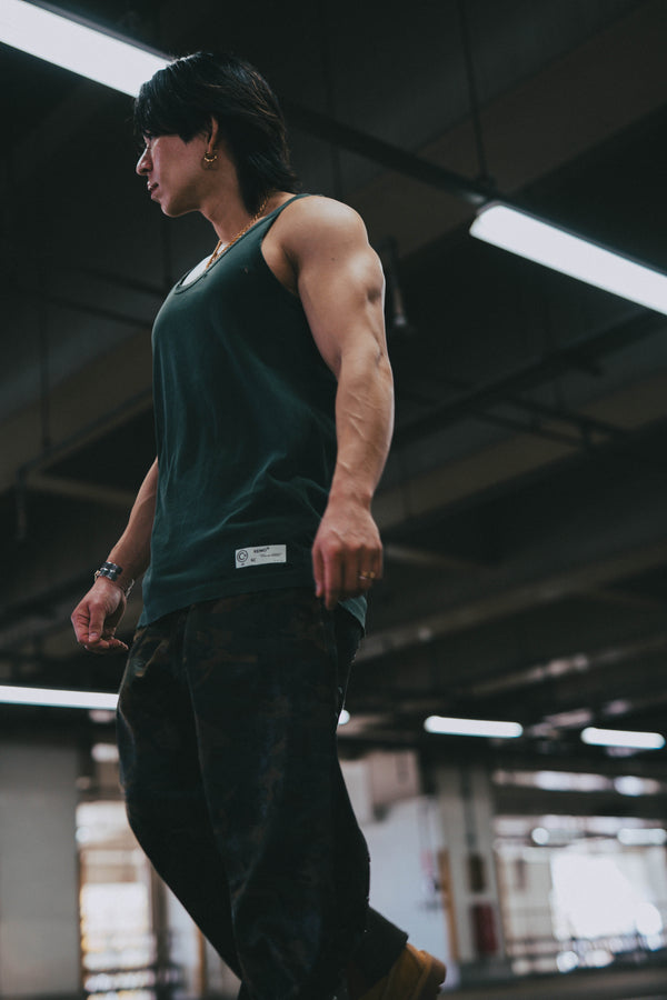 XENO DAMAGE TANKTOP GREEN