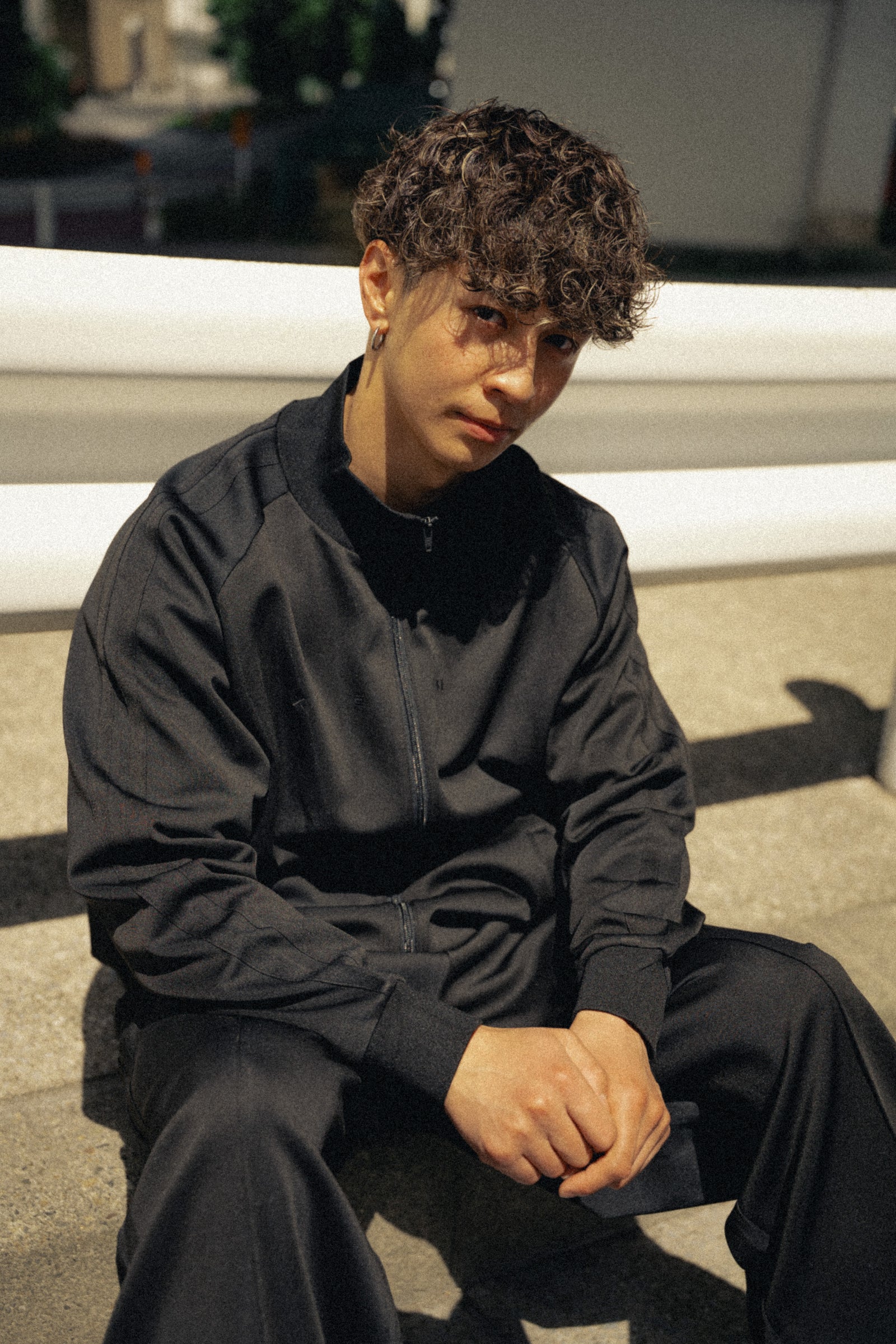XENO RETRO JERSEY TOPS BLACK x BLACK