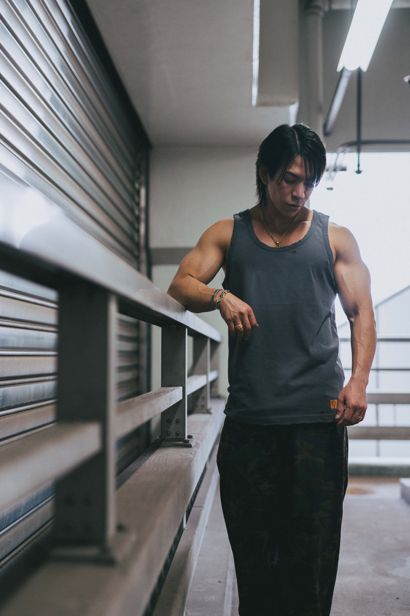 XENO DAMAGE TANKTOP GRAY