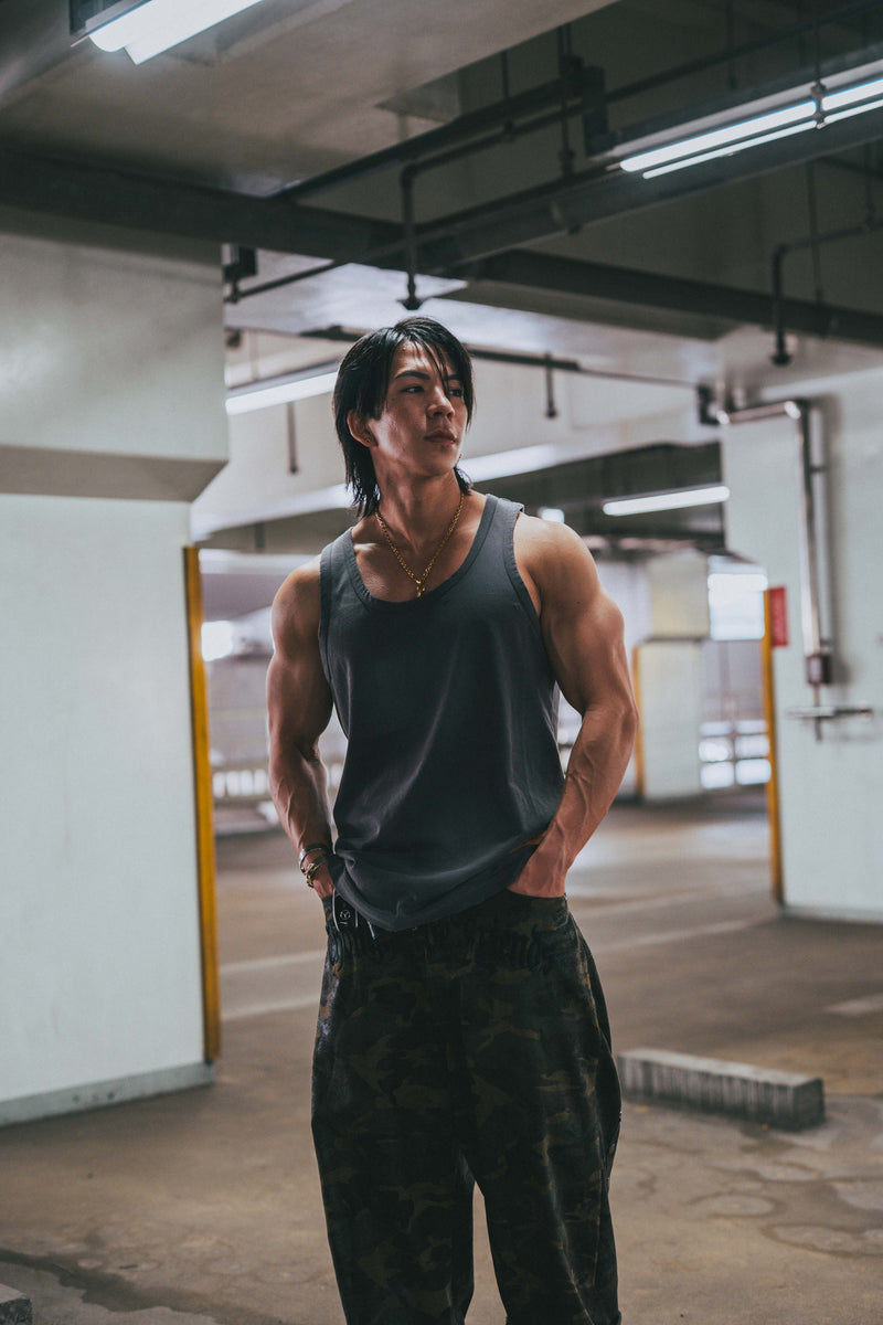 XENO DAMAGE TANKTOP GRAY