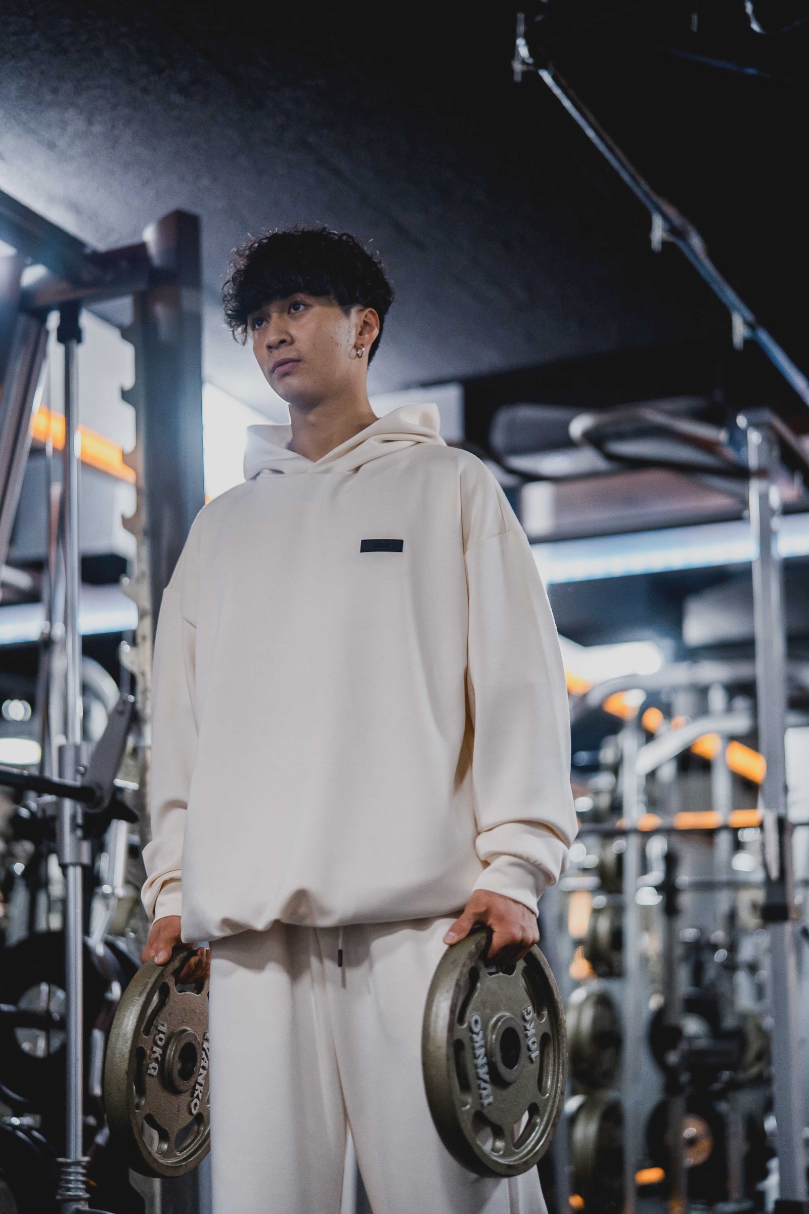 XENO OVERSIZED PREMIUM SWEAT HOODIE NATURAL