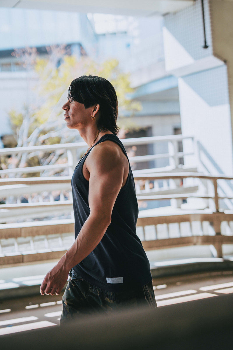 XENO DAMAGE TANKTOP BLACK