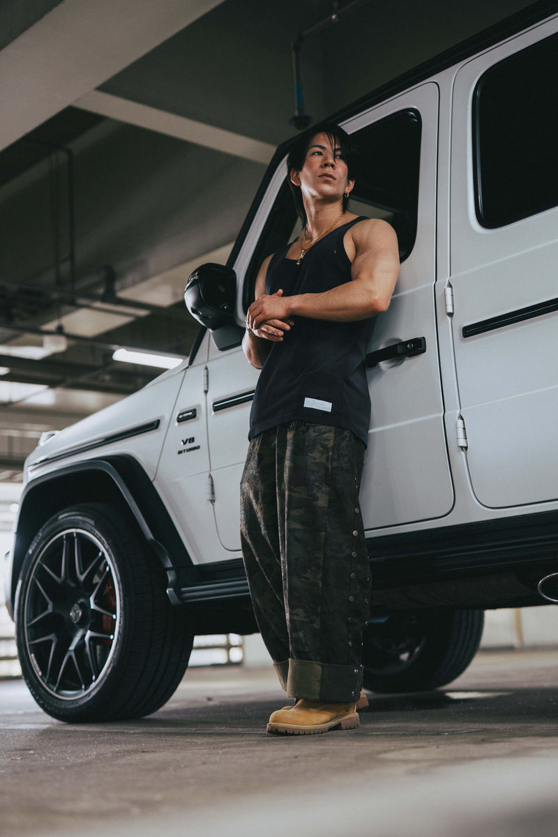 XENO DAMAGE TANKTOP BLACK