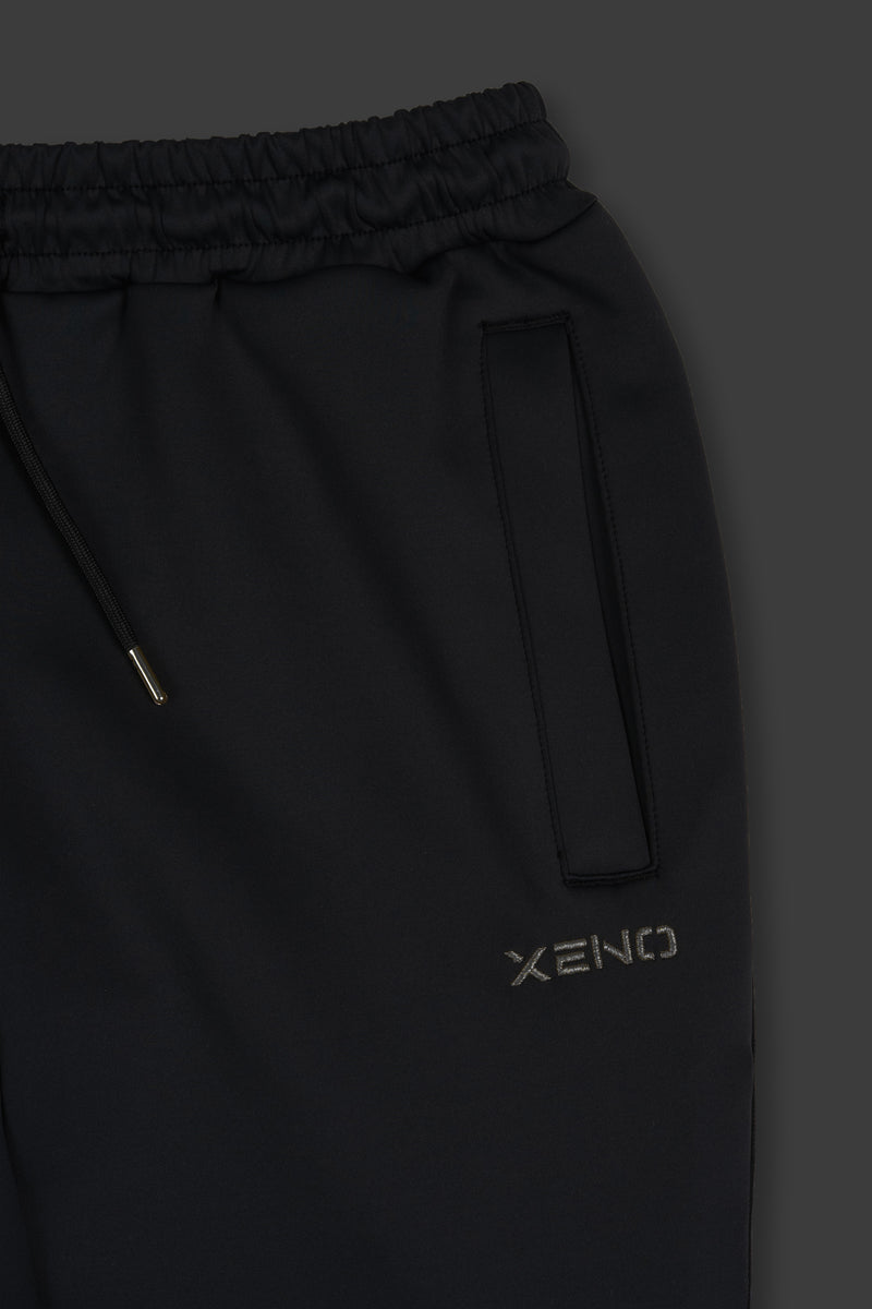 XENO EDGE LINE TRACK PANTS BLACK x BLACK