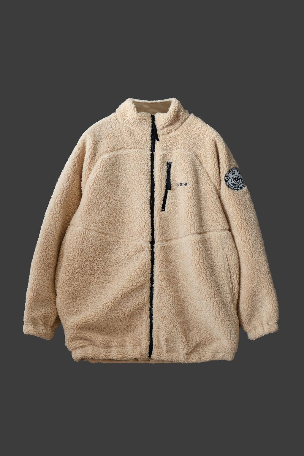 XENO BOA FLEECE JACKET Beige