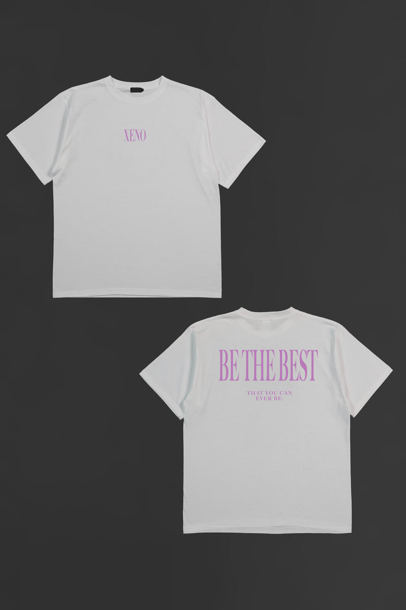 XENO THE BEST T-SHIRT White Pink