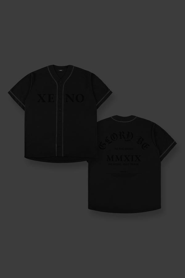 XENO MMXIX BASEBALL SHIRTS BLACK x BLACK