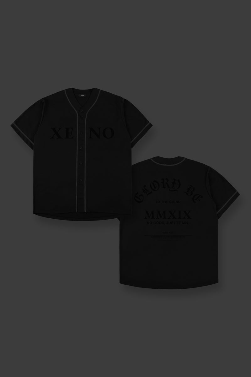 XENO MMXIX BASEBALL SHIRTS BLACK x BLACK