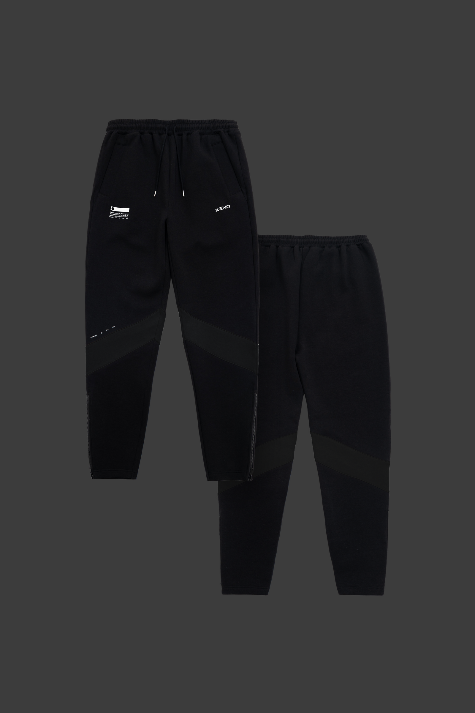 ヨーコページです。Mサイズ XENO COLOR BLOCK DOUBLE KNIT PANTS Black x Black