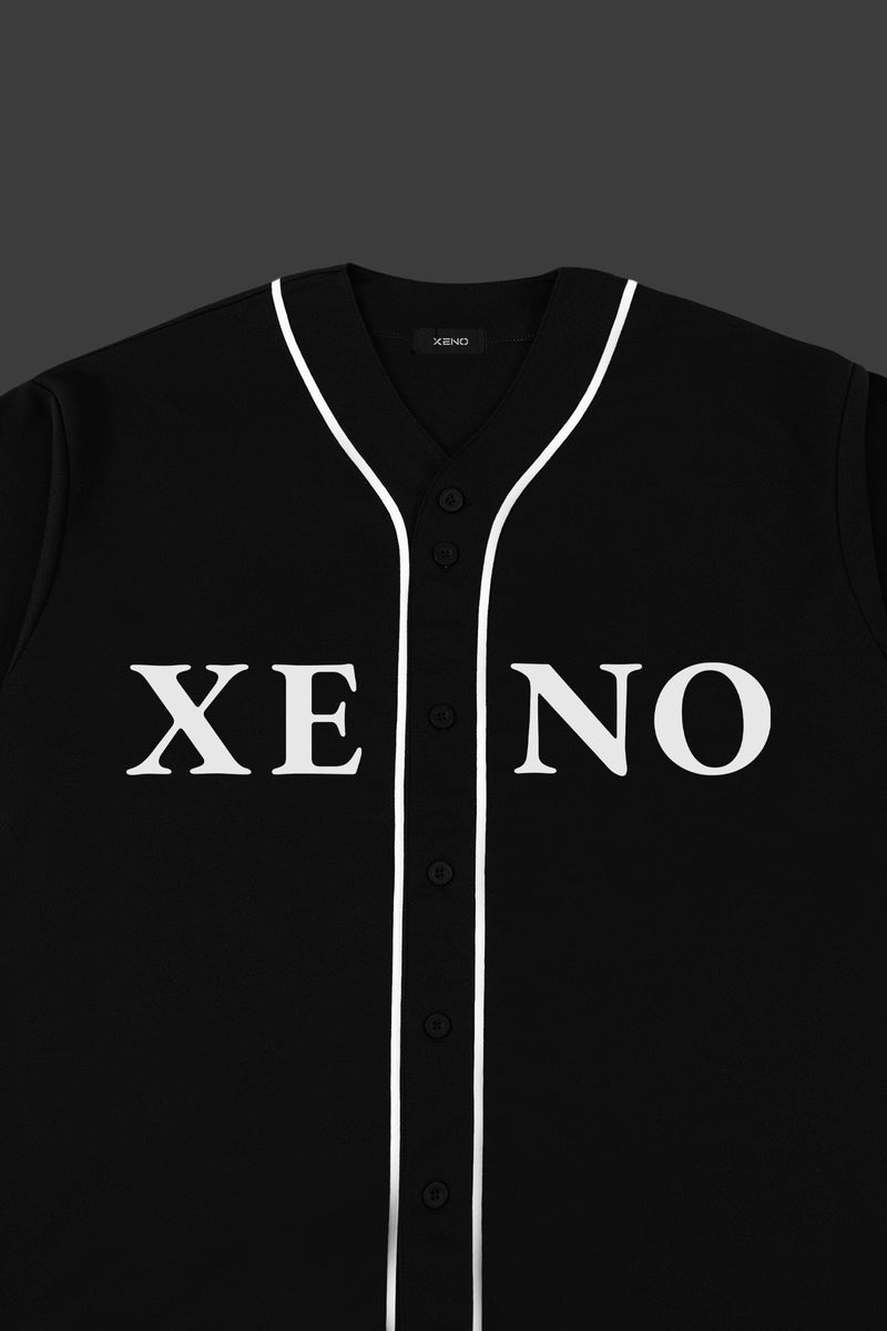 XENO MMXIX BASEBALL SHIRTS BLACK x WHITE