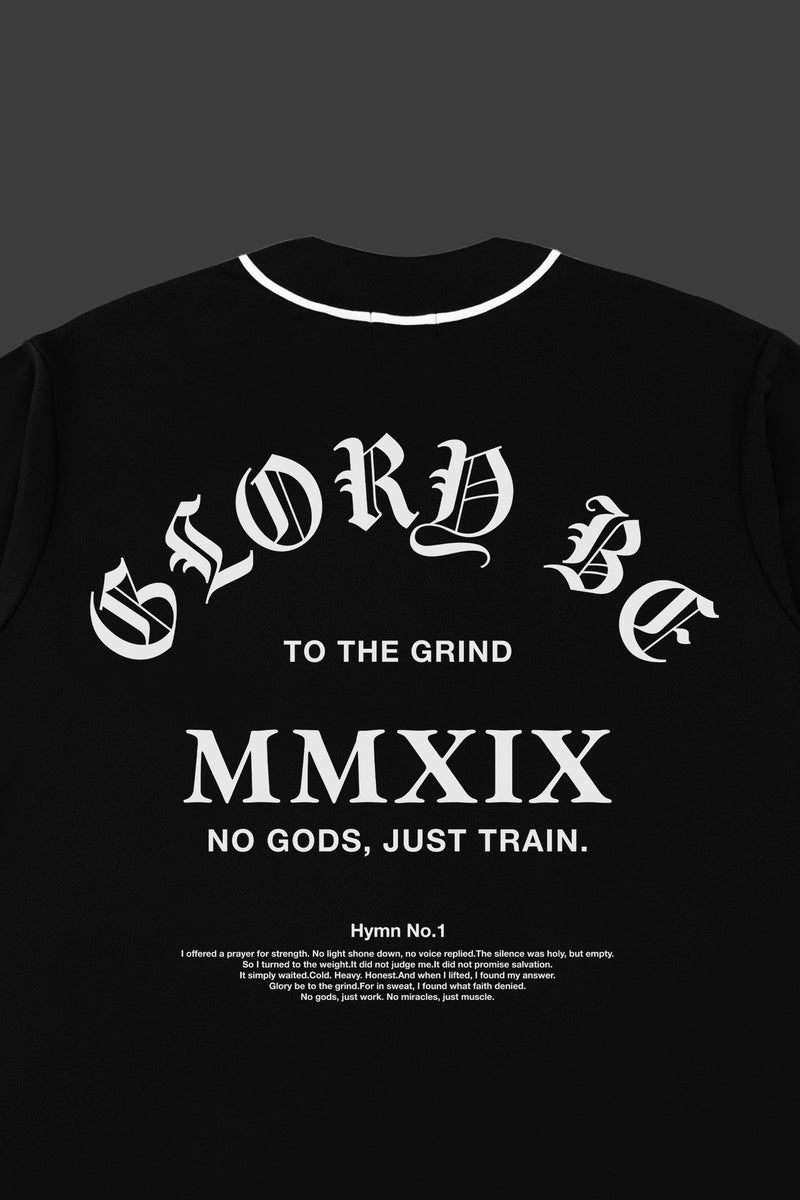 XENO MMXIX BASEBALL SHIRTS BLACK x WHITE