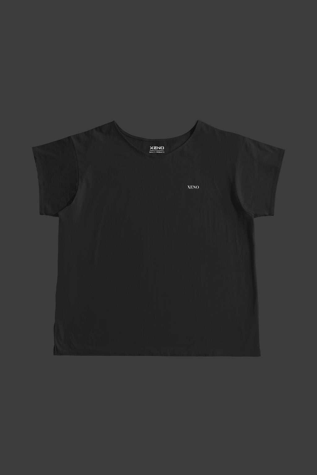 XENO BOAT NECK T-SHIRT Black