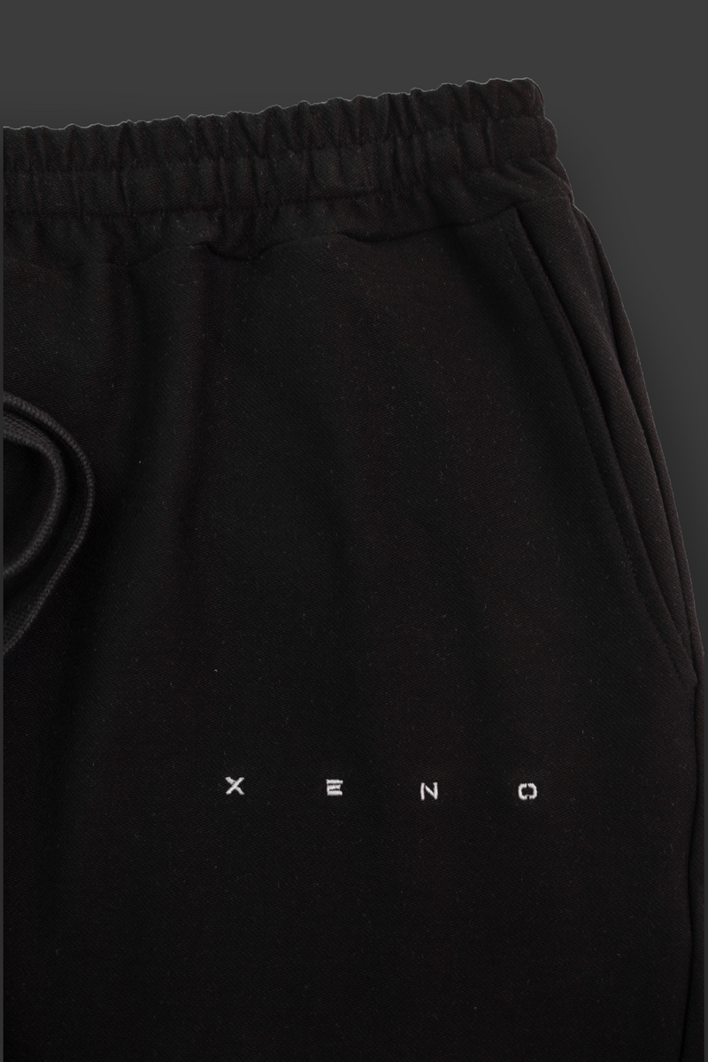 XENO BACK SIDE SWEAT SHORTS BLACK