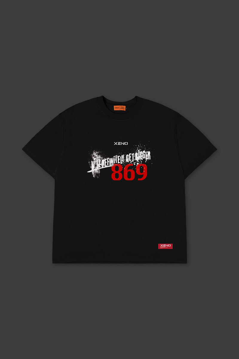XENO "Definitely Get Bigger" T-SHIRTS BLACK