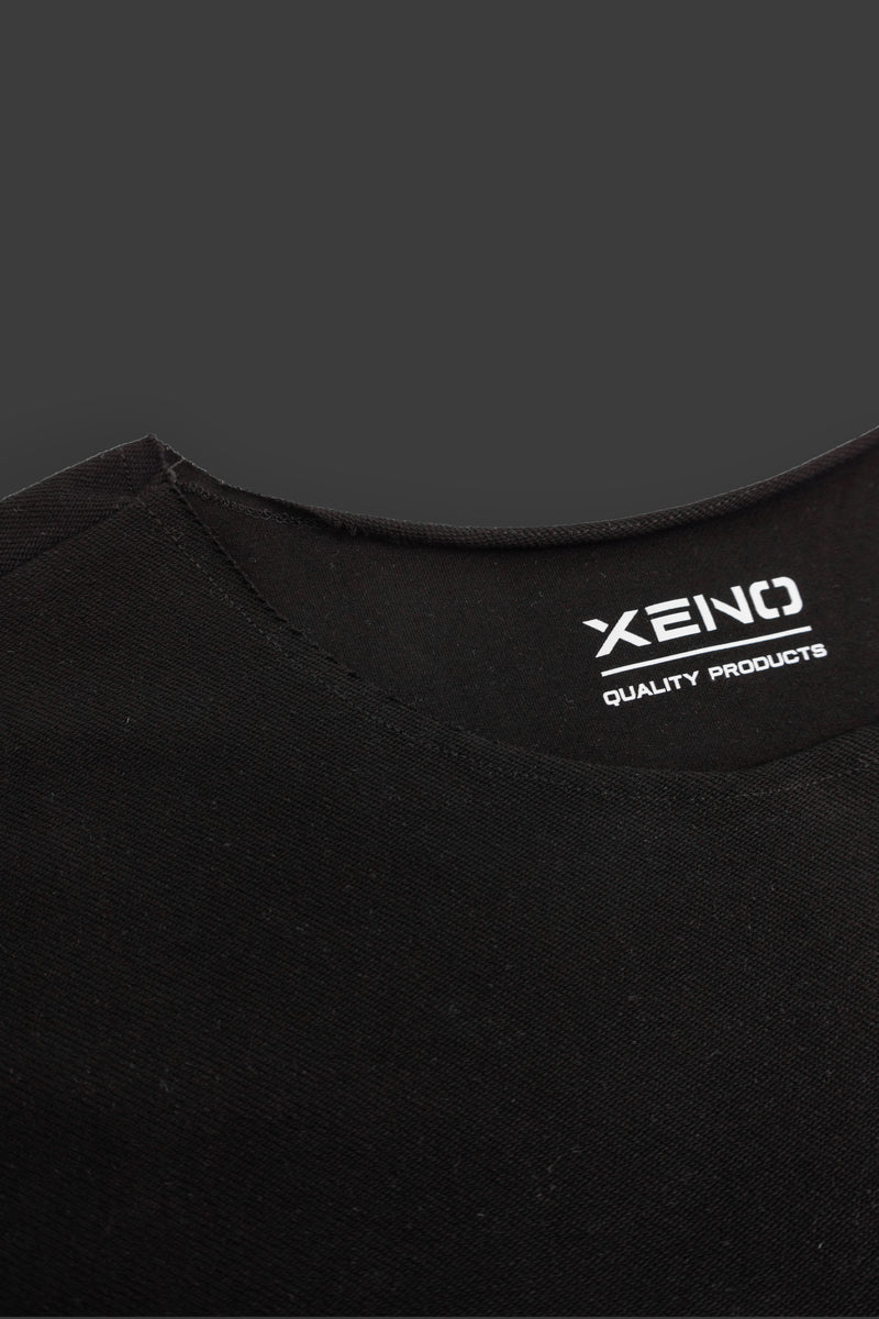 XENO BACK SIDE SWEAT TANK BLACK