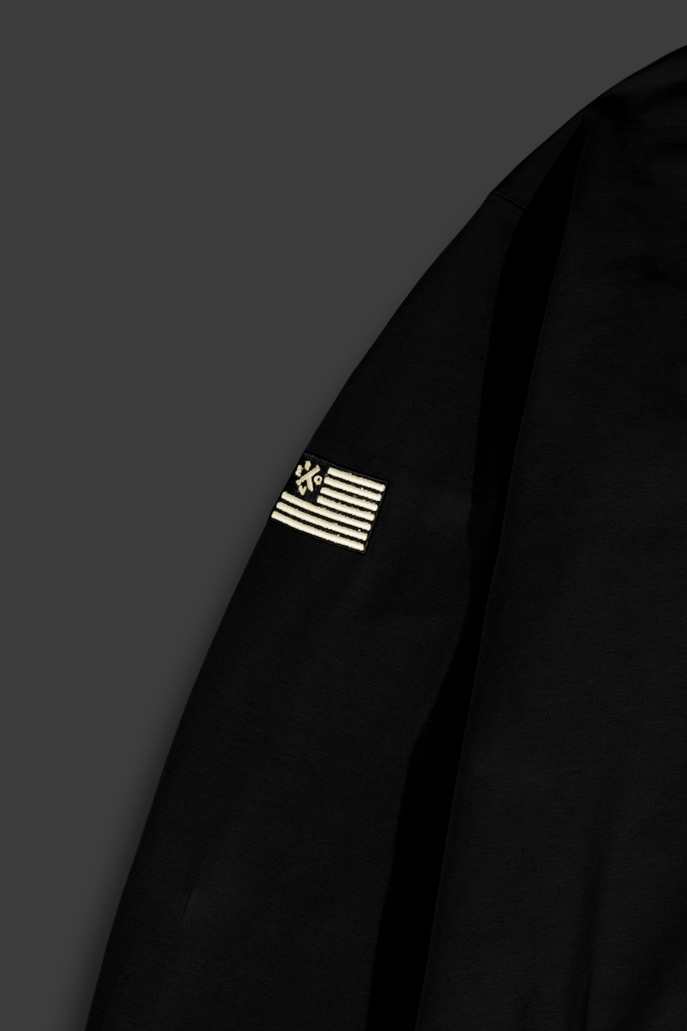 XENO USA LETTERING SWEAT HOODIE BLACK xeno-usa-lettering-sweat-hoodie-black