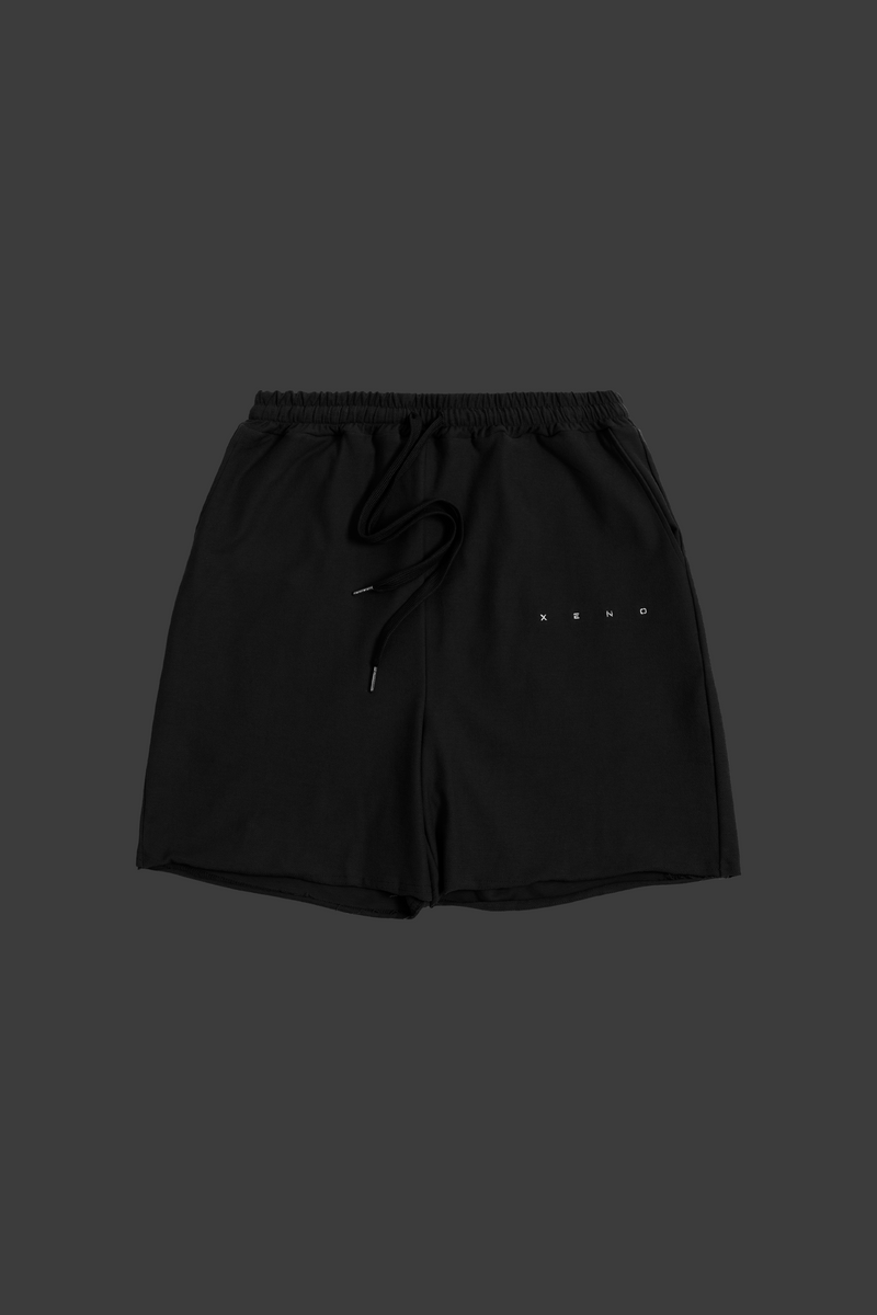 XENO BACK SIDE SWEAT SHORTS BLACK