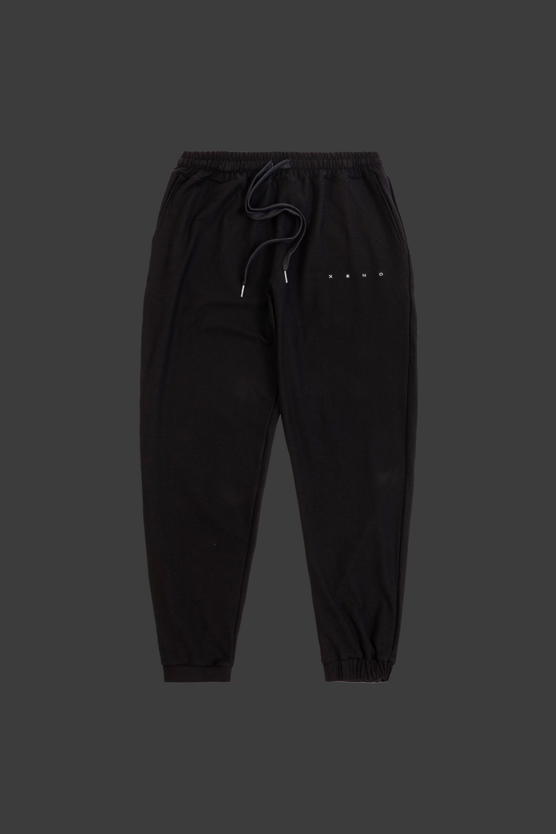 XENO BACK SIDE SWEAT PANTS BLACK