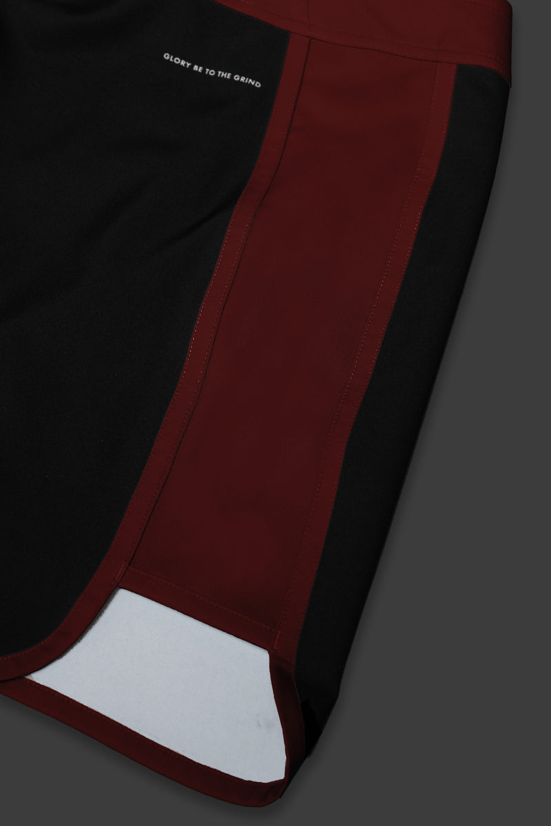 XENO PHASE COLOR STAGE SHORTS CRIMSON RED