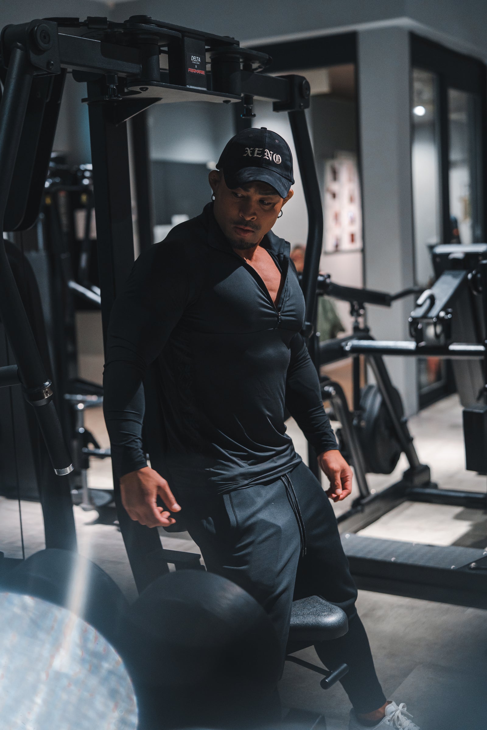 XENO MONOGRAM PANTS BLACK x BLACK