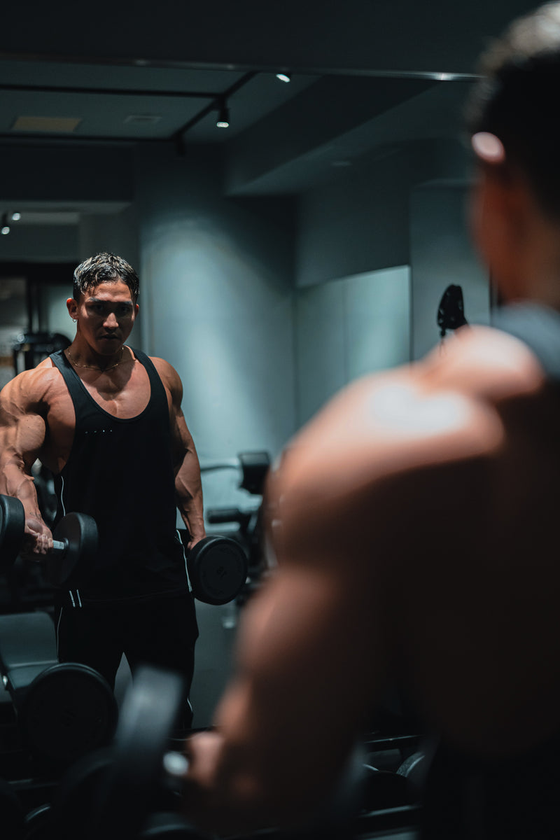 XENO PIPING STRINGER BLACK x WHITE