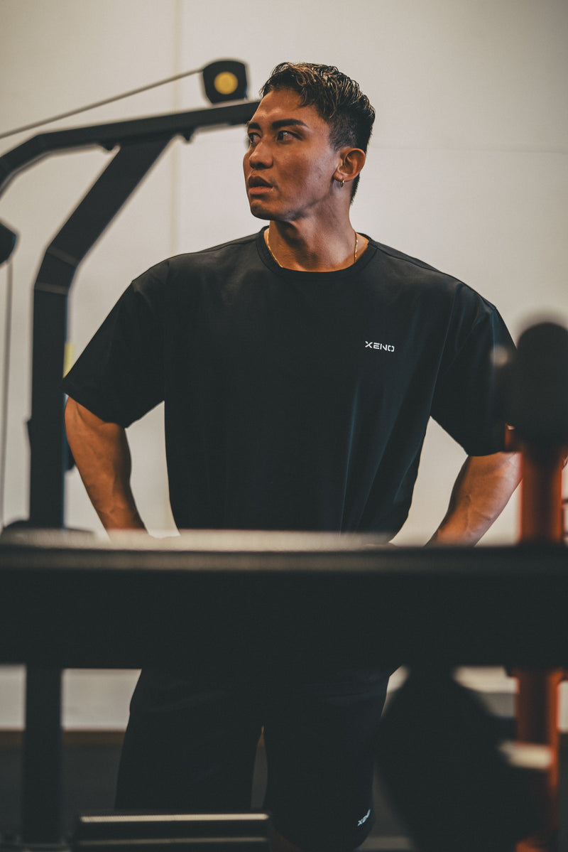 XENO CORELINE ACTIVE T-SHIRTS BLACK