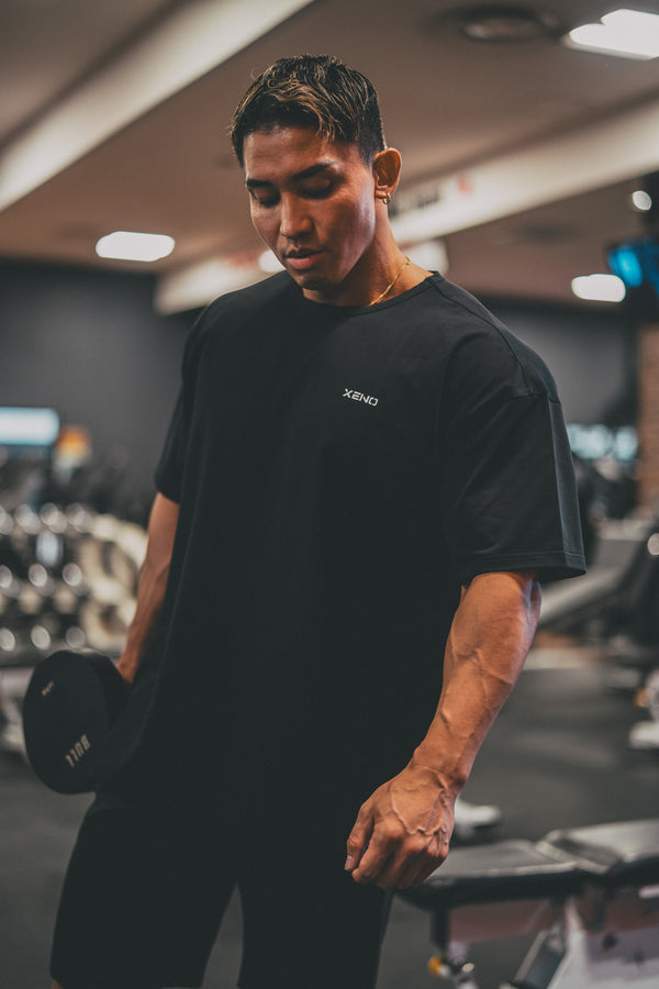 XENO CORELINE ACTIVE T-SHIRTS BLACK