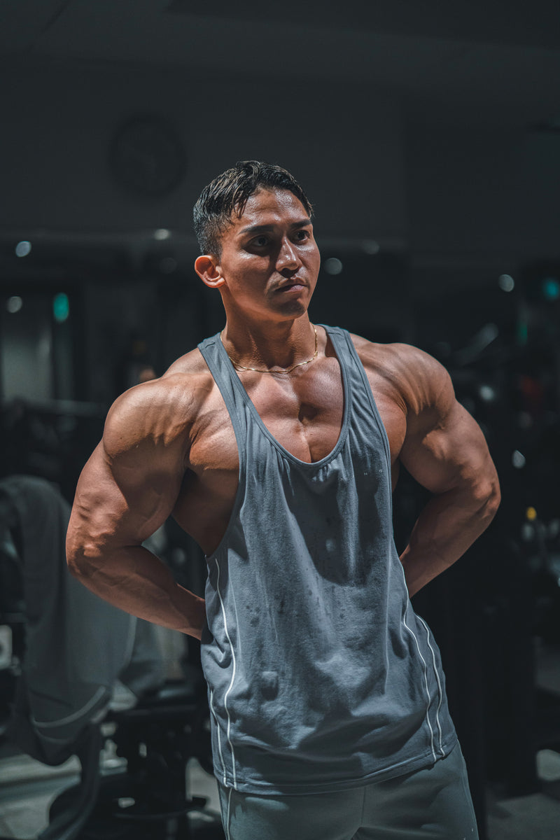XENO PIPING STRINGER GRAY