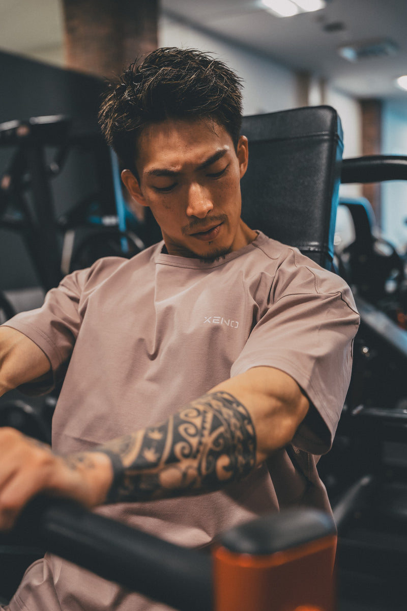 XENO CORELINE ACTIVE T-SHIRTS ROSE GRAY
