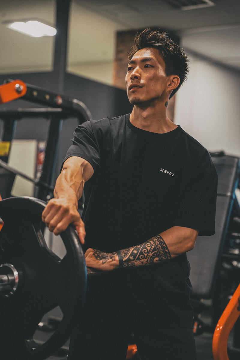 XENO CORELINE ACTIVE T-SHIRTS BLACK