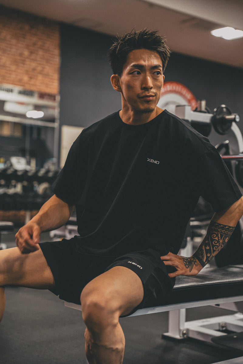 XENO CORELINE ACTIVE T-SHIRTS BLACK