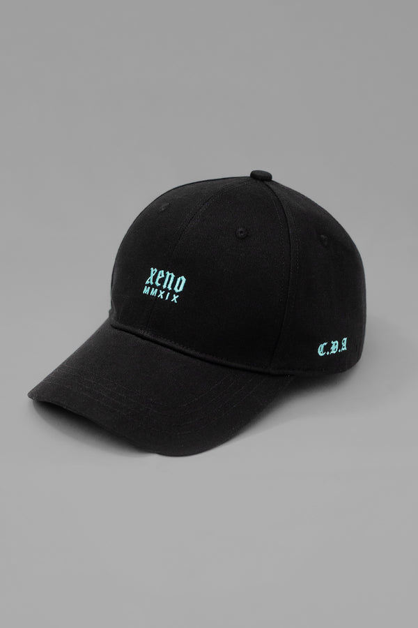 XENO MMXIX CAP BLACK x AQUA