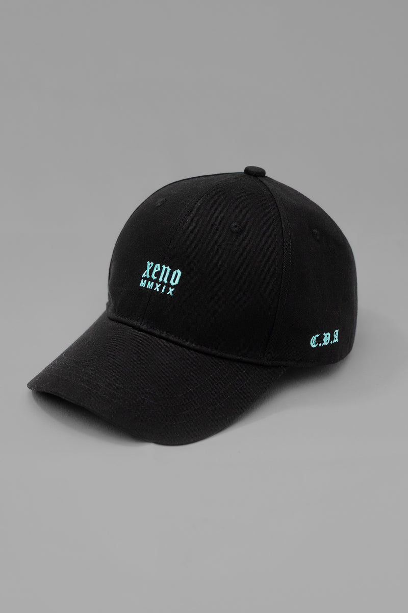 XENO MMXIX CAP BLACK x AQUA