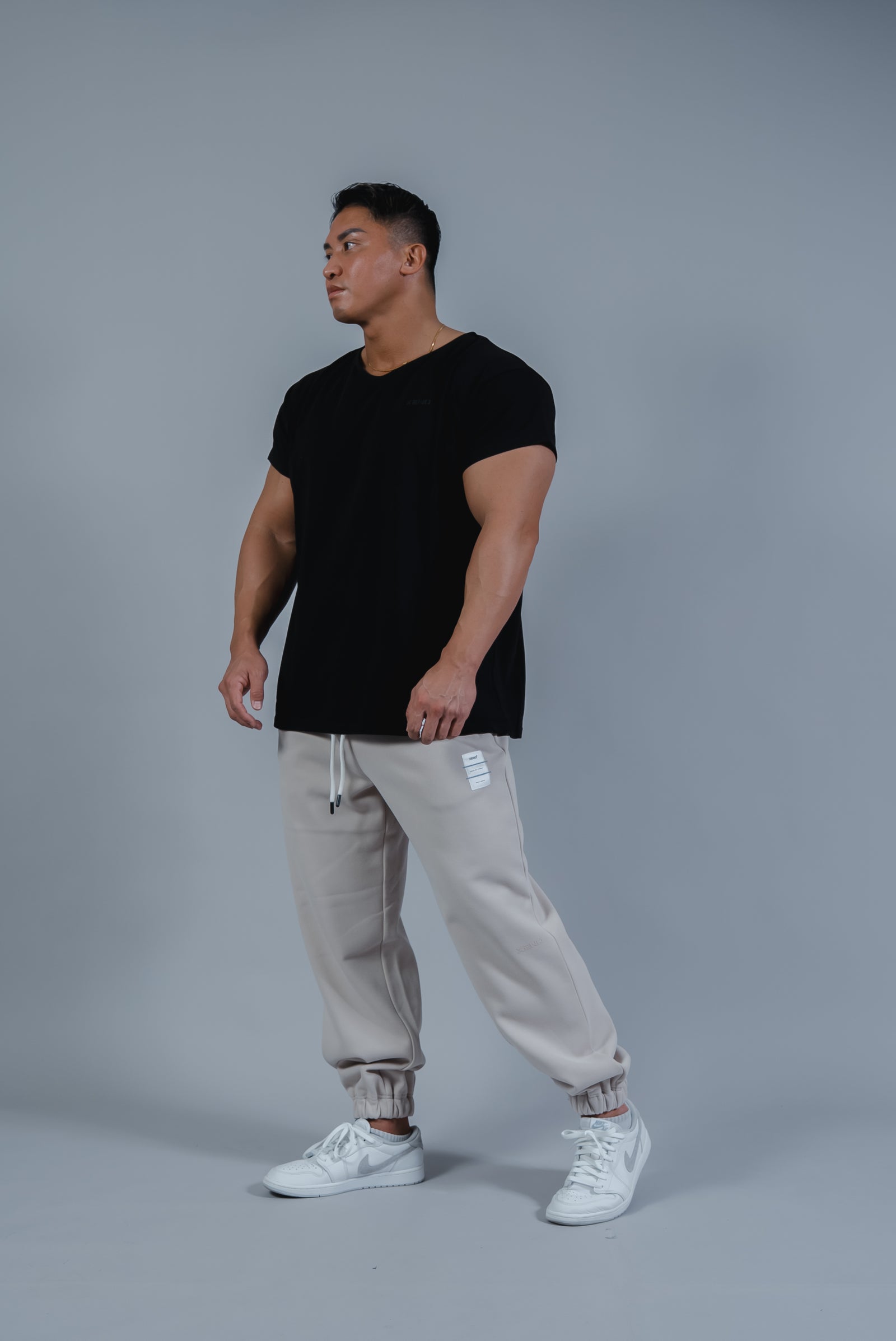 BONDING ABS WARM PANTS ベージュ　Mサイズ XENO BONDING FABRIC PANTS OATMEAL