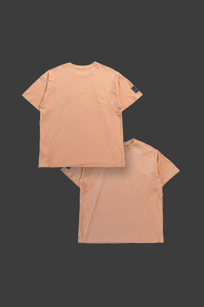 XENO PIGMENT DYED T-SHIRT FADED ORANGE