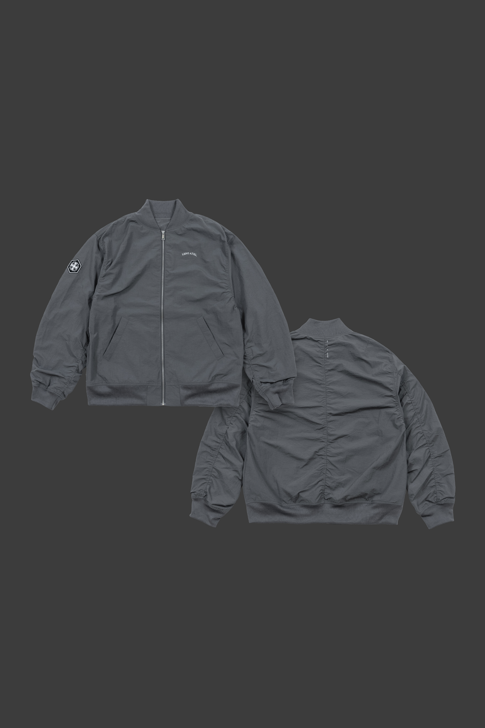 XENO NYLON WOVEN JACKET Gray XENO NYLON WOVEN JACKET Gray