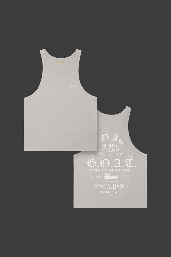 XENO USA LETTERING TANK LIGHT GRAY