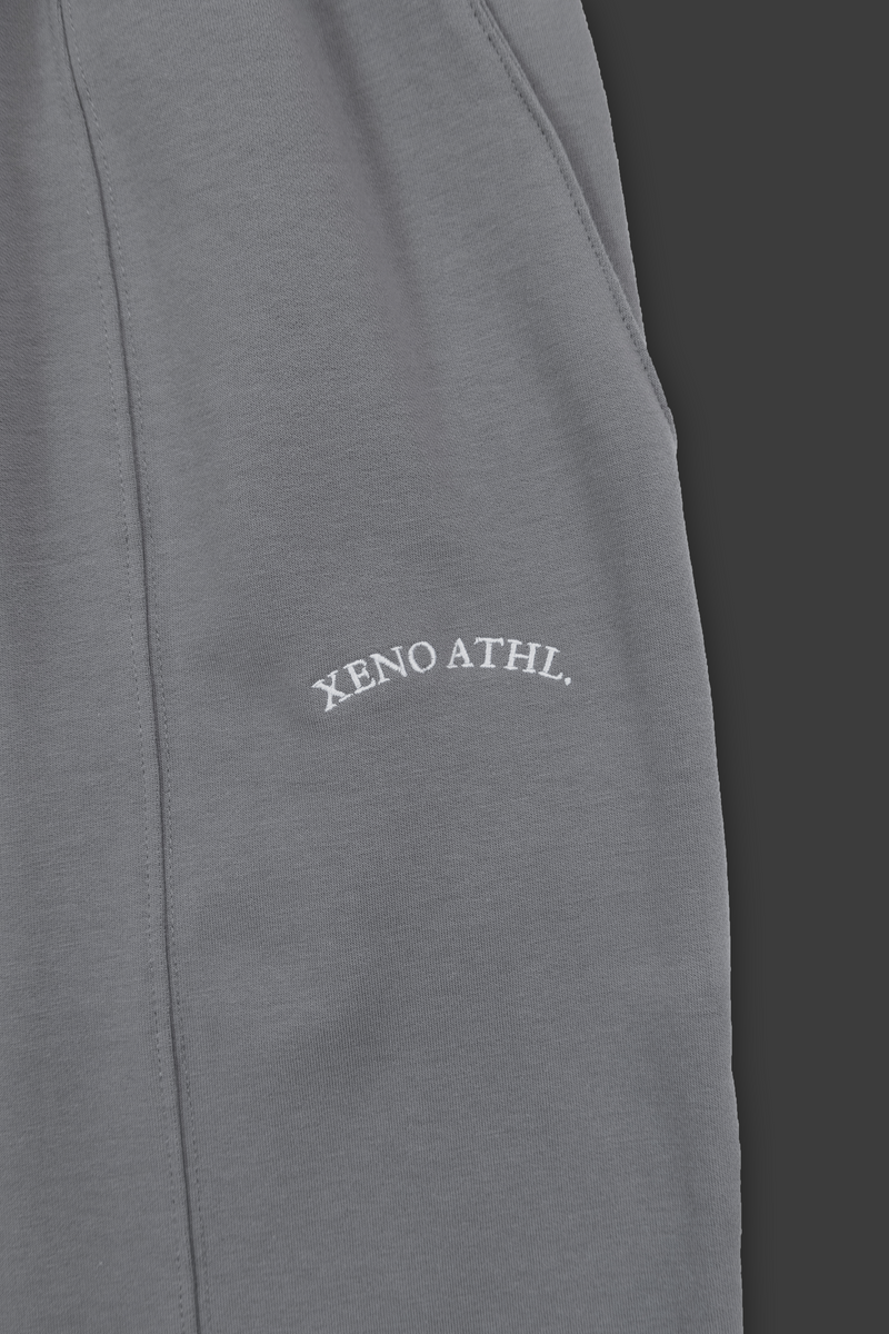 XENO CROSS EMBROIDERY SWEAT PANTS Charcoal