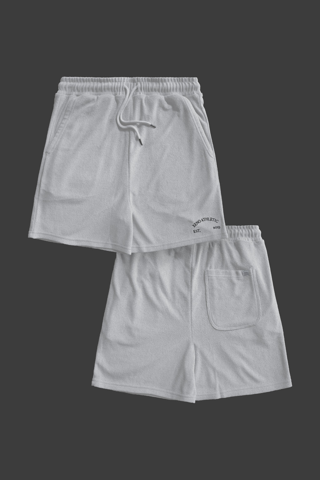 XENO ATHLETIC PILE SHORTS LightGray