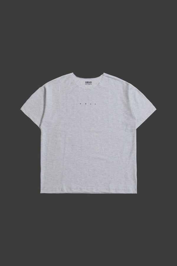 XENO BACK SIDE SWEAT T-SHIRT GRAY