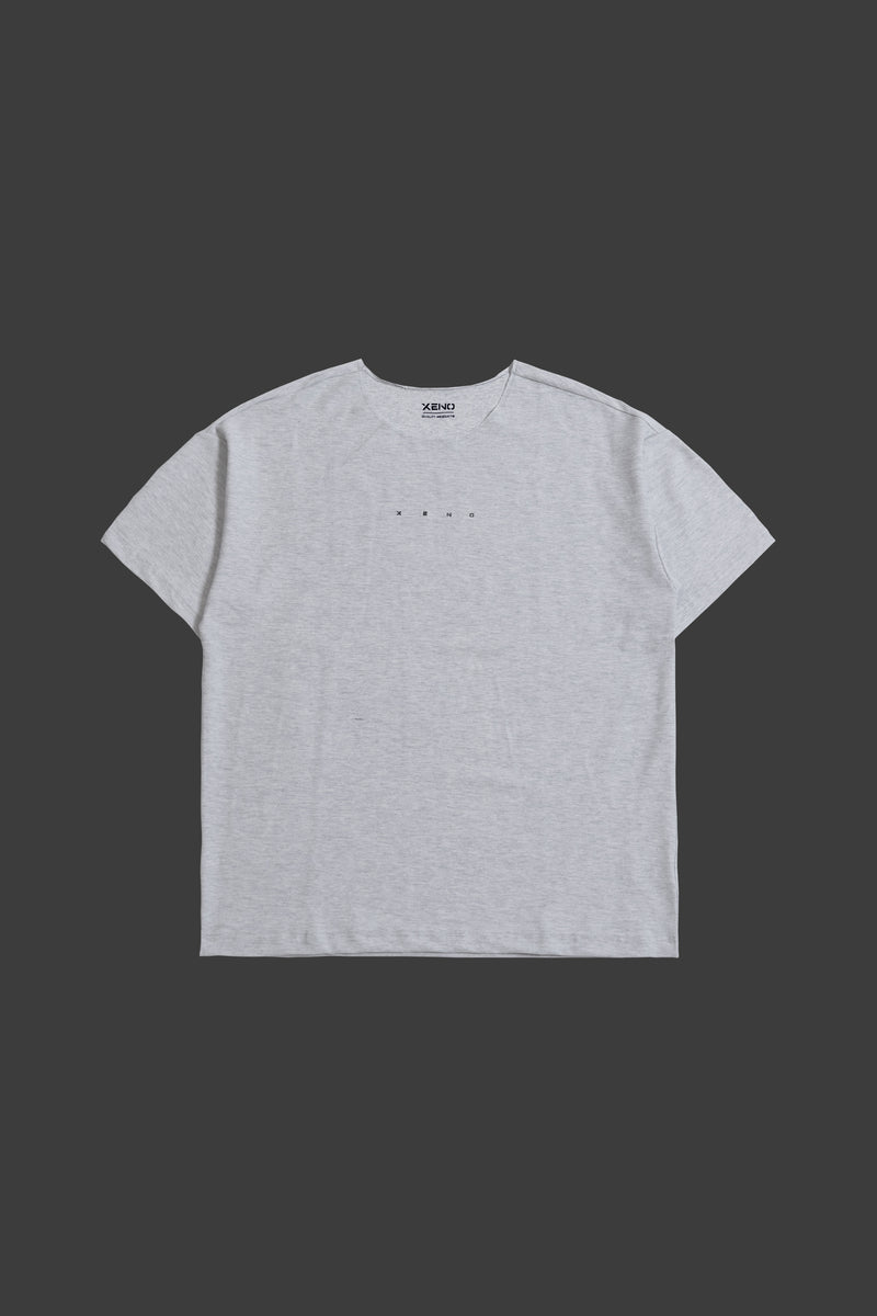 XENO BACK SIDE SWEAT T-SHIRT GRAY