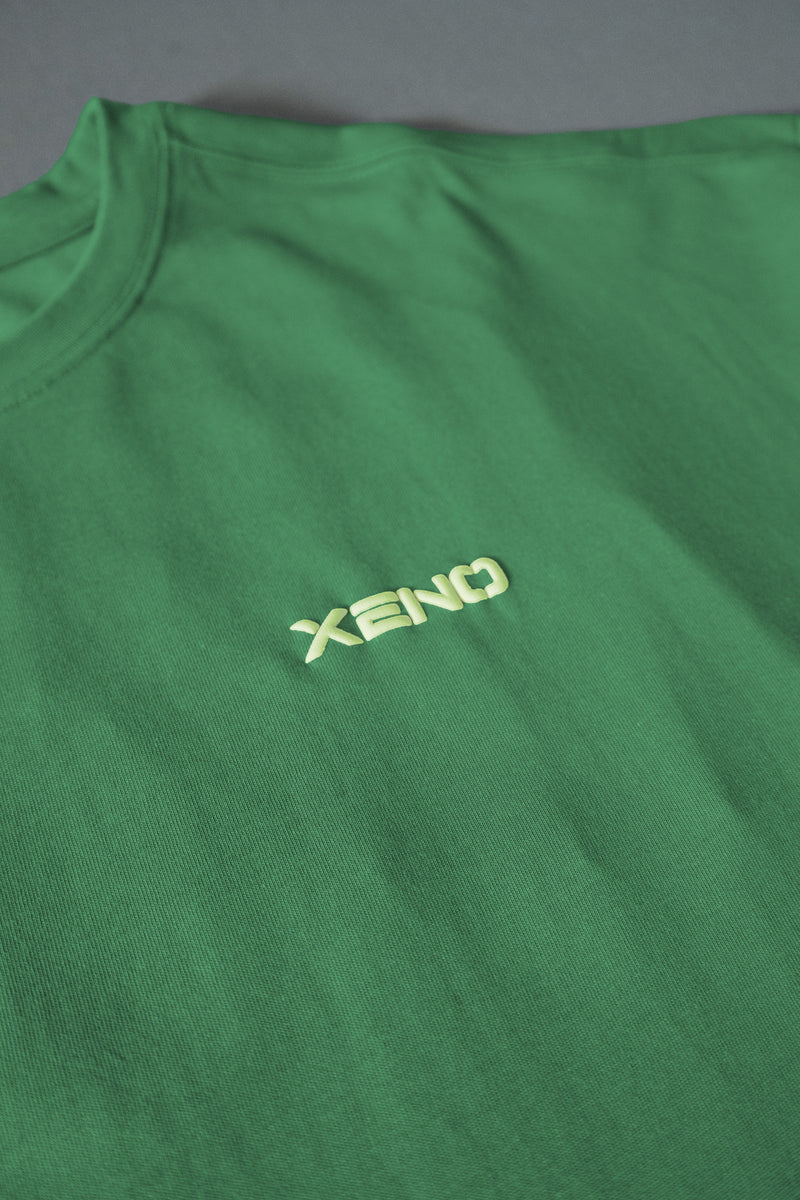 XENO PUFF PRINT T-SHIRT GREEN