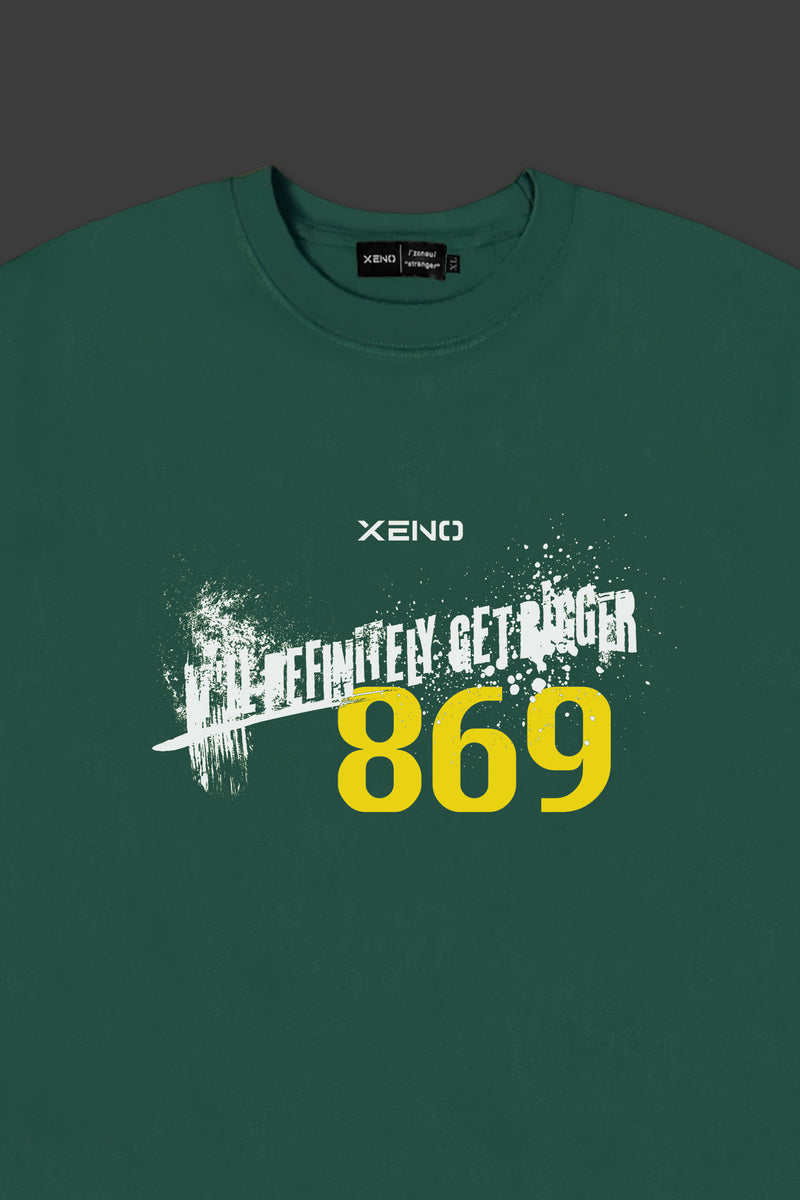 XENO "Definitely Get Bigger" T-SHIRTS IVY GREEN