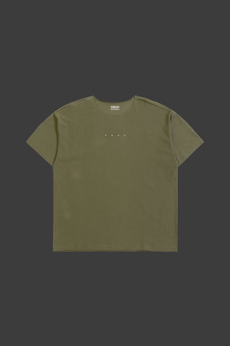 XENO BACK SIDE SWEAT T-SHIRT KHAKI